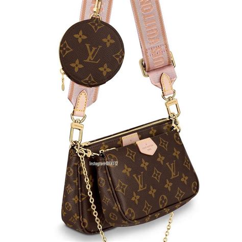 louis vuitton handbag pink strap.